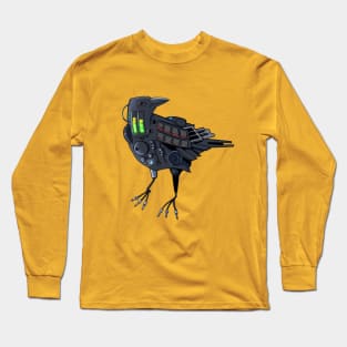 Earsiq Crow Fader(Plugged in Variant) Long Sleeve T-Shirt